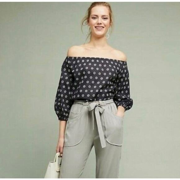 Anthropologie Maeve Maiden Off-The-Shoulder Blouse Size M - Picture 7 of 8